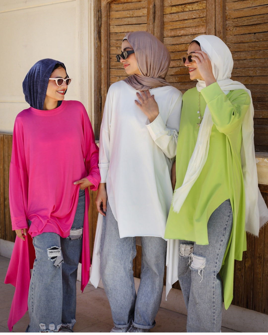 Asymmetrical Cotton Top In Off White