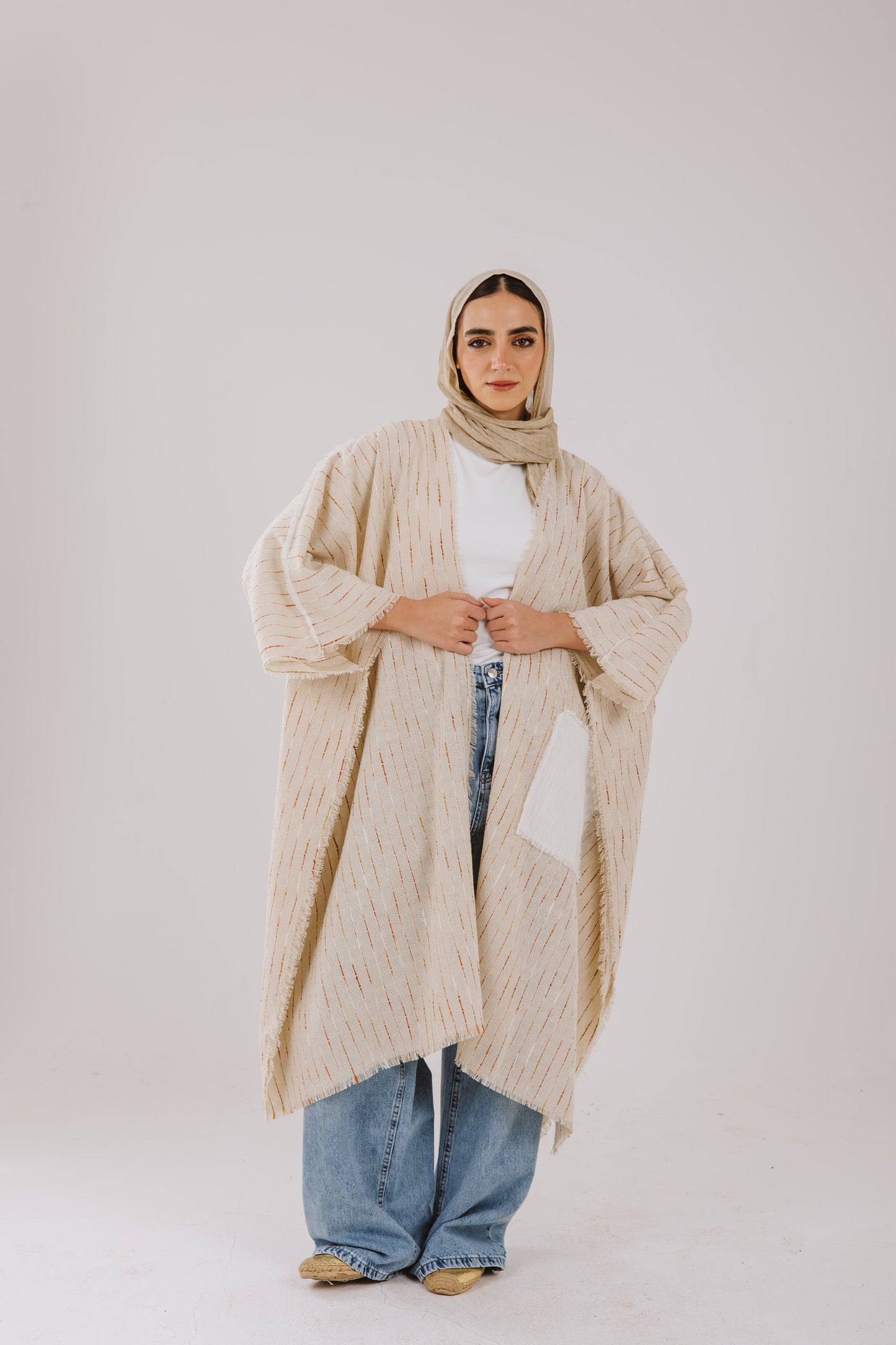 Batwing Linen Cardigan